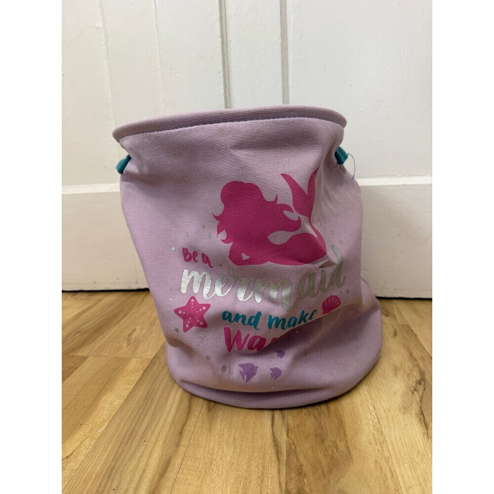 Mermaid Fabric Storage Bin / Toy Organizer